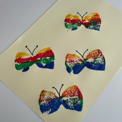 Free Butterfly Stamping Activity: Strengthening Little Hands