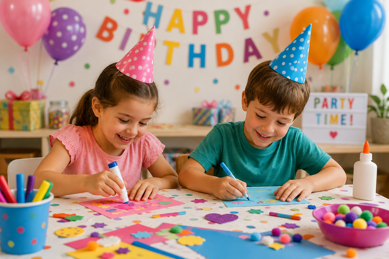 A Complete Guide To Creating A Kids Birthday Party With Crafts