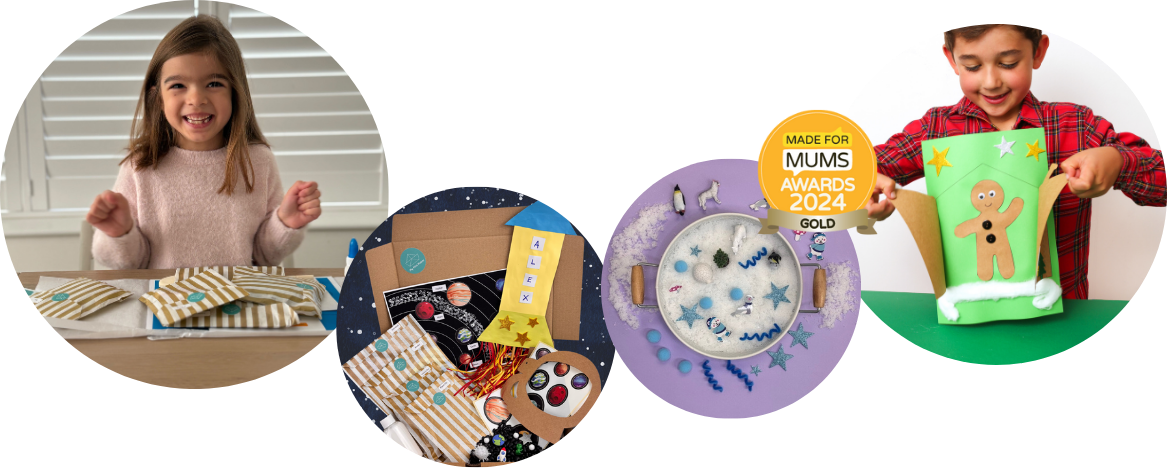 Creative EYFS-aligned craft kits delivered monthly – perfect for kids age 3-7