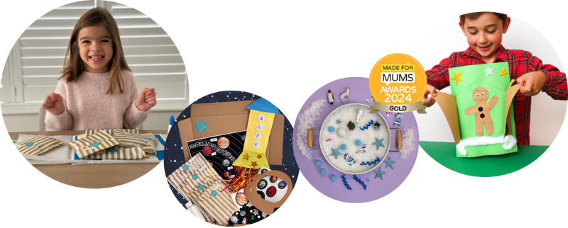 Creative EYFS-aligned craft kits delivered monthly – perfect for kids age 3-7