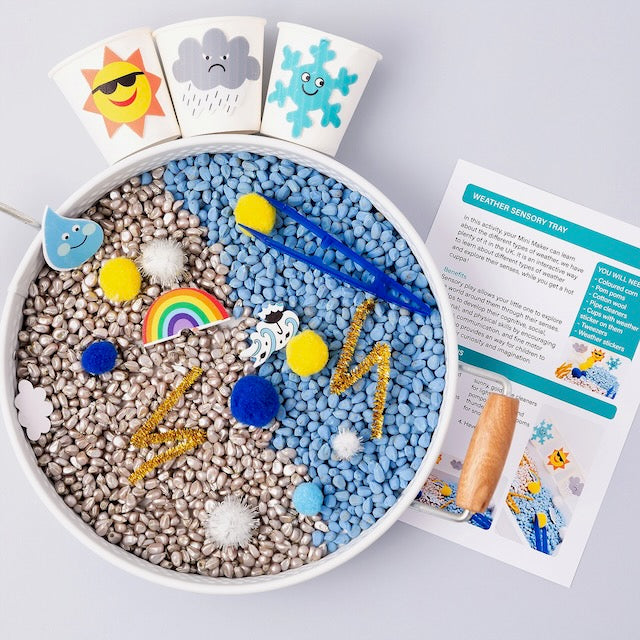 Weather sensory kit, STEM activity from My Mini Maker