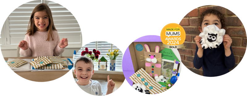 Creative EYFS-aligned craft kits delivered monthly – perfect for kids age 3-7