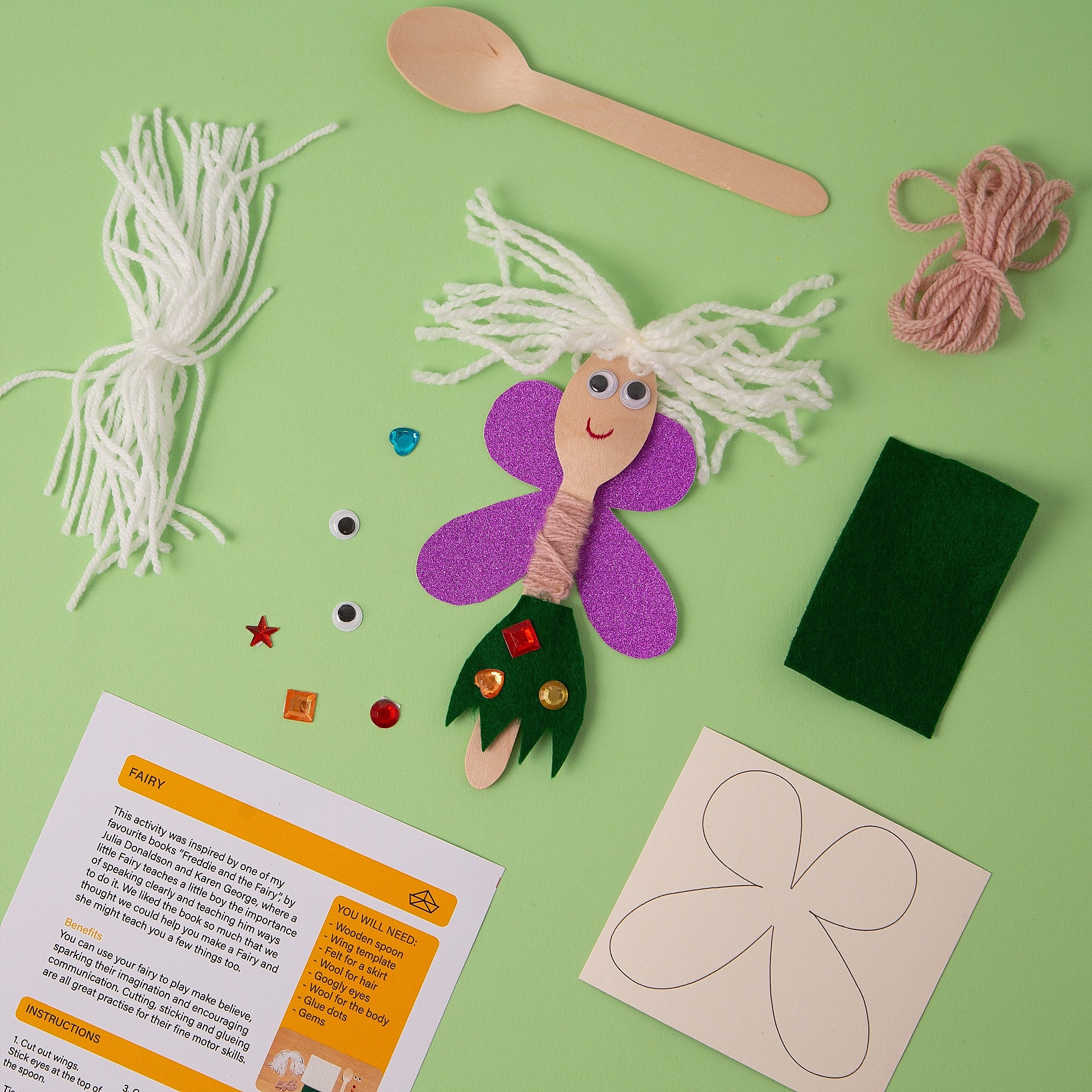 Fairy from Monthly boxes for kids from My Mini Maker with crafts for kids