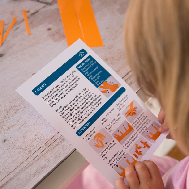 Monthly activity subscription kit for kids